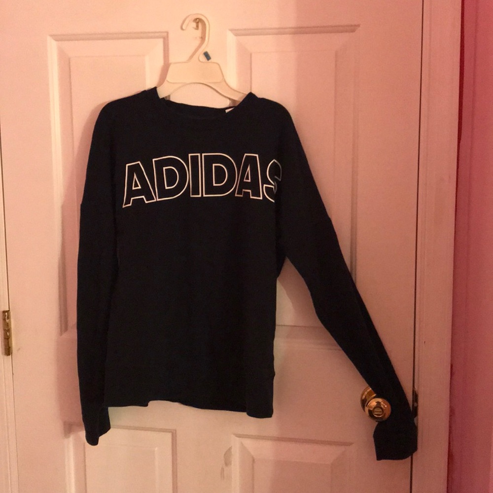 Adidas black long sleeve shirt